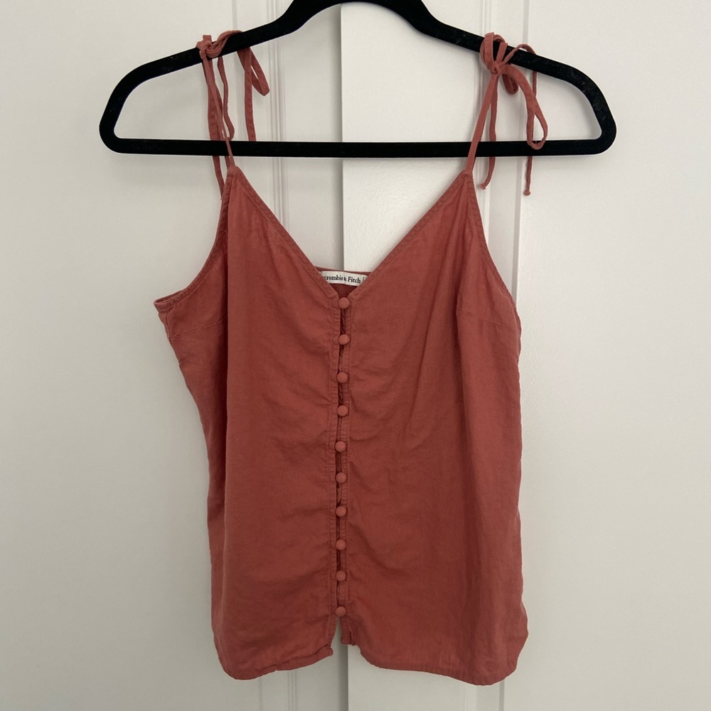 Abercrombie Button Tie Tank